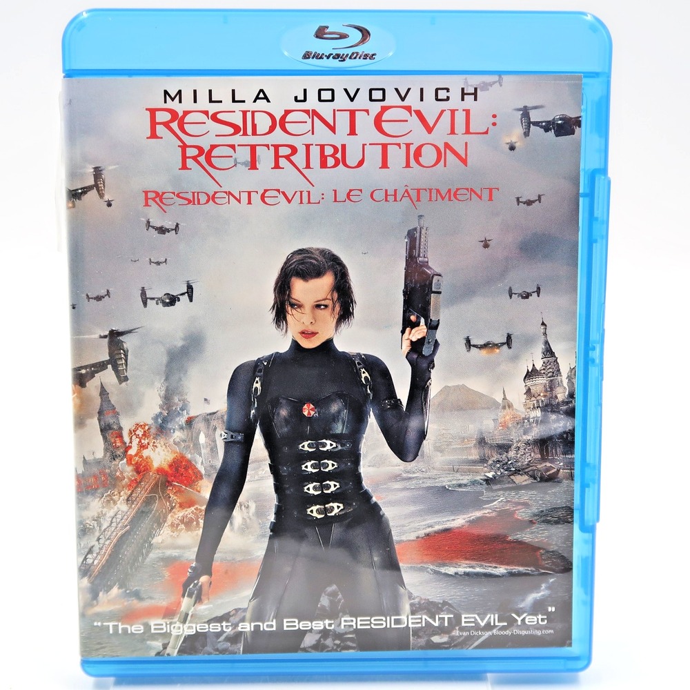 Resident Evil: Retribution Blu-ray 2012 Milla Jovovich Sony Pictures NTSC